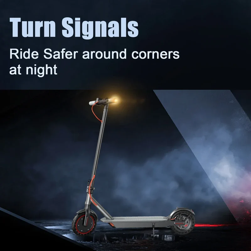 2026 New AOVOPRO P7 Turn Signal Electric Scooter 350W 8.5 Inch Tire Smart Escooter 31KM/H 36V10.5AH Electric Scooter for Adults