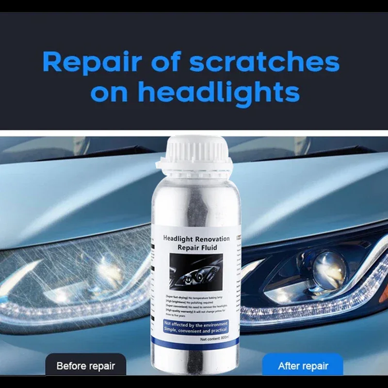 car headlight restoration polish kit polish car headlights 800ML liquid polymer faros car headlight polishing repair kit