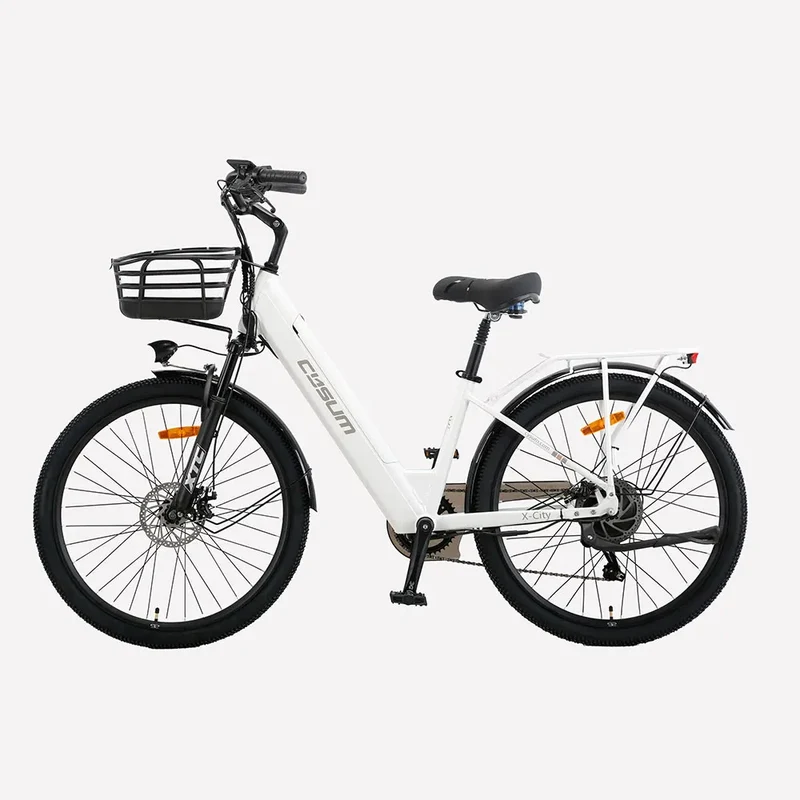 Cysum X-City Adult E-Bike 250W E-Bike for Men 48V 10.4ah Battery 26-Inch Tyre City E-Bike