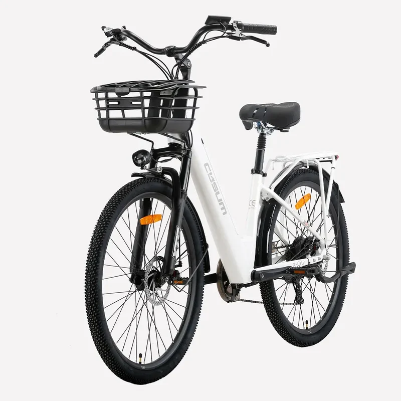 Cysum X-City Adult E-Bike 250W E-Bike for Men 48V 10.4ah Battery 26-Inch Tyre City E-Bike