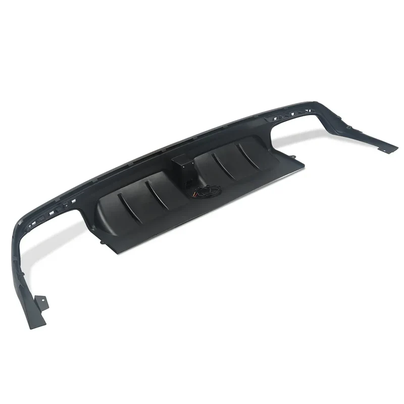 FOR MERCEDES S CLASS W222 B STYLE AMG REAR DIFFUSER TAILPIPE GLOSS BLACK 13-17