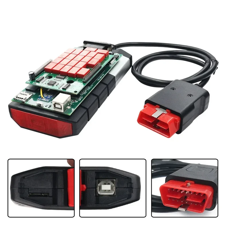10PCS 2021.11/2020.23 Multidiag Pro TCS DS/ACTM OBD2 Diagnostic Tool 2017.R3 With Keygen /2018.R0 For TCS For Multi Cars Trucks