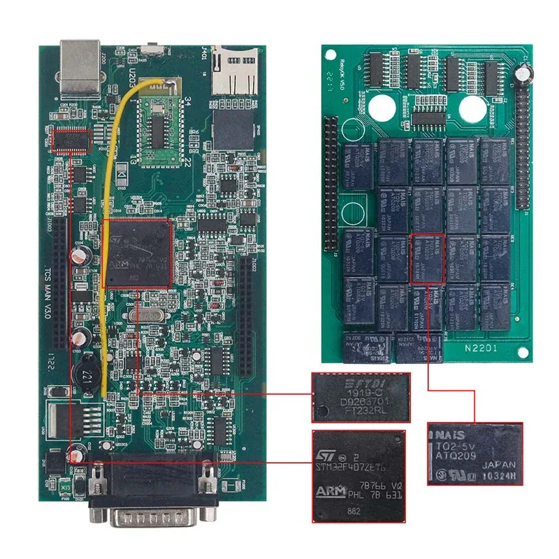 10PCS 2021.11/2020.23 Multidiag Pro TCS DS/ACTM OBD2 Diagnostic Tool 2017.R3 With Keygen /2018.R0 For TCS For Multi Cars Trucks