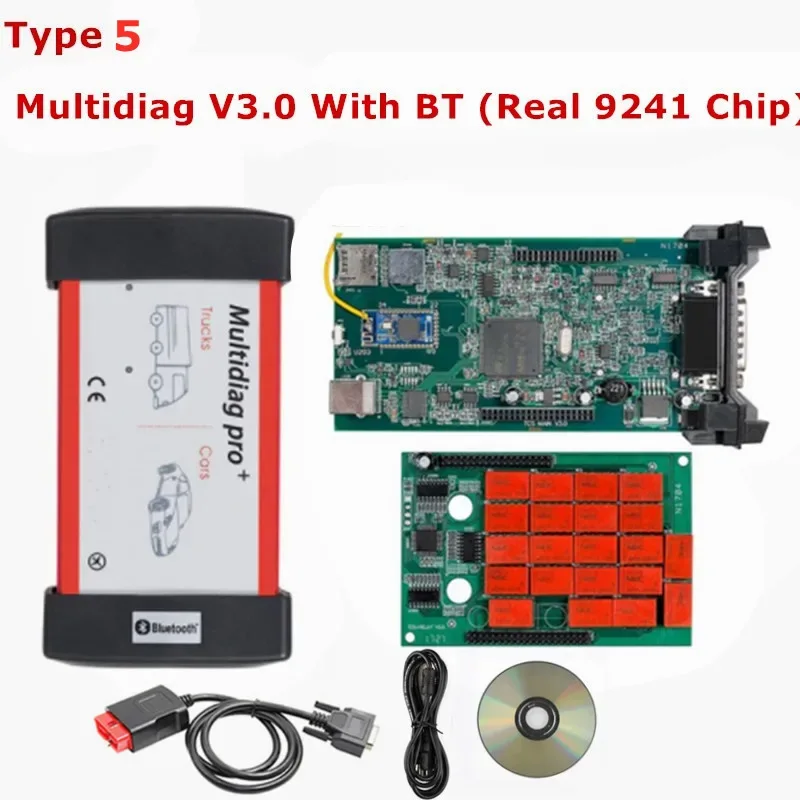 10PCS 2021.11/2020.23 Multidiag Pro TCS DS/ACTM OBD2 Diagnostic Tool 2017.R3 With Keygen /2018.R0 For TCS For Multi Cars Trucks