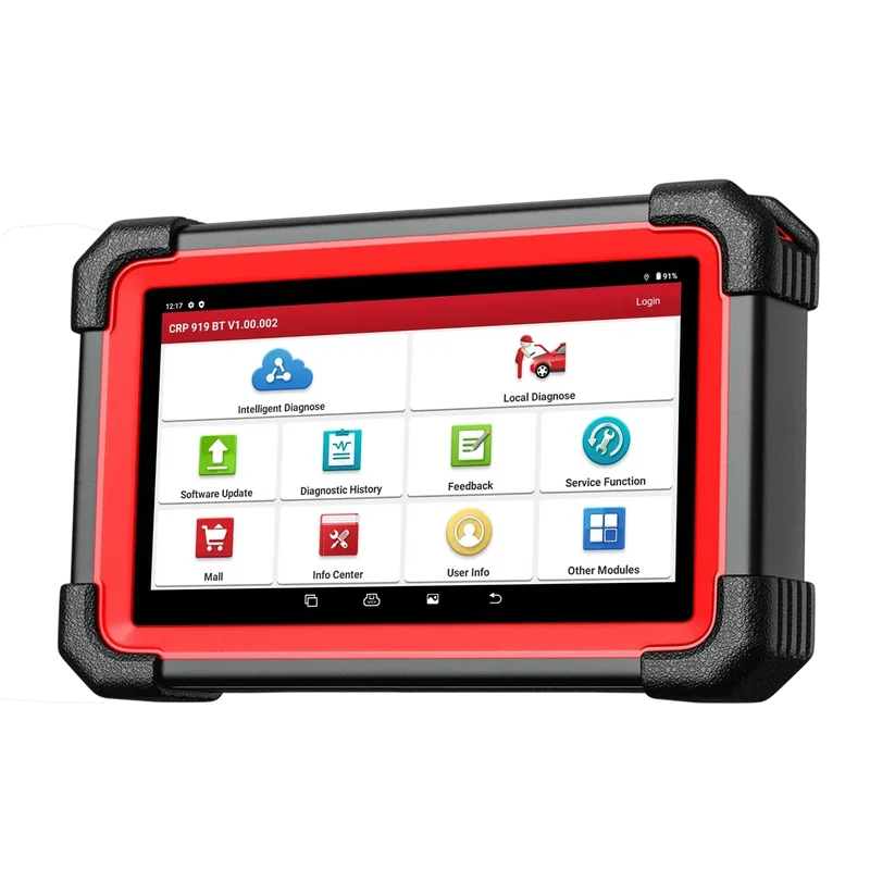 LAUNCH X431 CRP919E BT Car Diagnostic Tool OBD2 Scanner DBScar VII VCI Auto with Active Test ECU Coding CANFD DOIP 31+ Reset