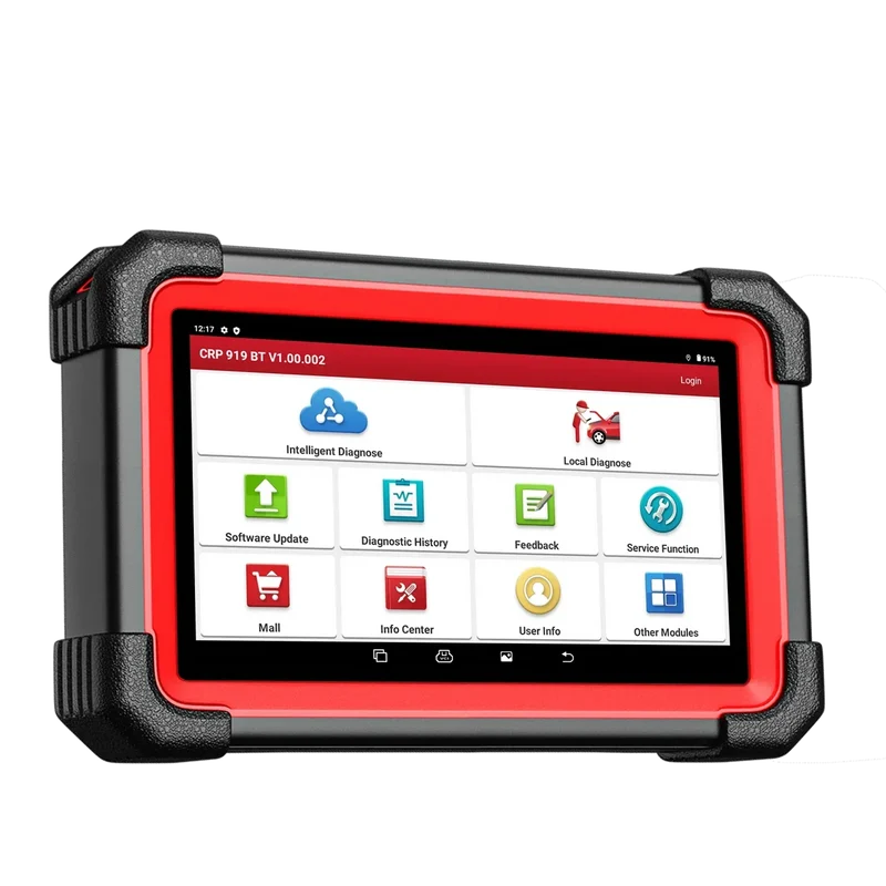 LAUNCH X431 CRP919E BT Car Diagnostic Tool OBD2 Scanner DBScar VII VCI Auto with Active Test ECU Coding CANFD DOIP 31+ Reset