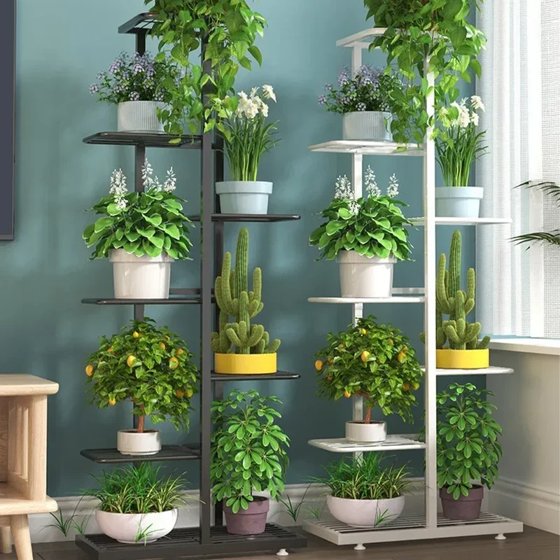 Plant Stand Stand for Flowers Iron 3/7Layers Plant Shelf Plant Organizer Storage Plant Holder Display Stand Garden Decoration