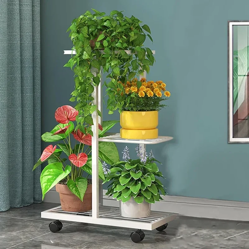 Plant Stand Stand for Flowers Iron 3/7Layers Plant Shelf Plant Organizer Storage Plant Holder Display Stand Garden Decoration