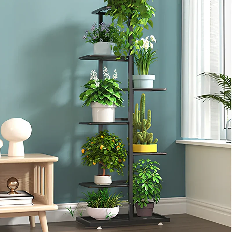 Plant Stand Stand for Flowers Iron 3/7Layers Plant Shelf Plant Organizer Storage Plant Holder Display Stand Garden Decoration