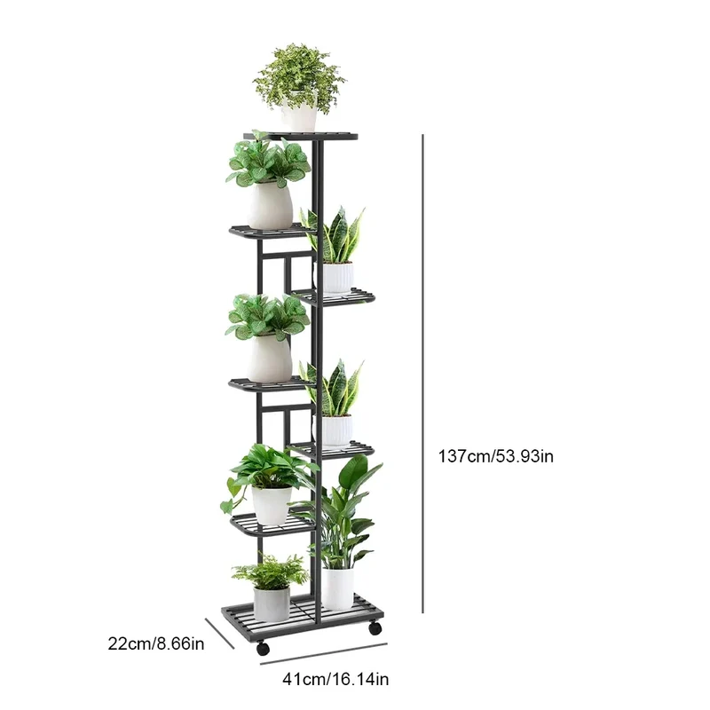 Plant Stand Stand for Flowers Iron 3/7Layers Plant Shelf Plant Organizer Storage Plant Holder Display Stand Garden Decoration