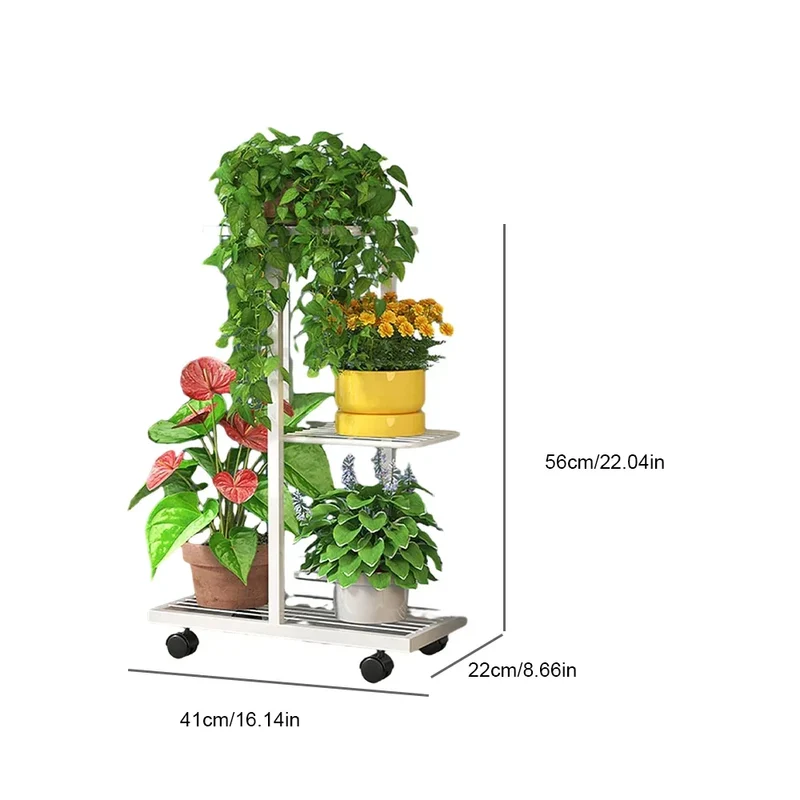 Plant Stand Stand for Flowers Iron 3/7Layers Plant Shelf Plant Organizer Storage Plant Holder Display Stand Garden Decoration