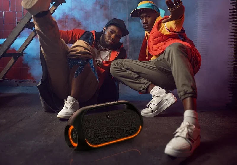 Tronsmart Bang Bluetooth Speaker Portable Party Speaker with Lossless Hi-Res Audio, Heavy Bass, App Control, Portable Handle