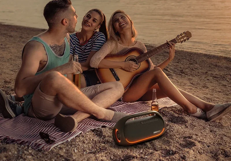 Tronsmart Bang Bluetooth Speaker Portable Party Speaker with Lossless Hi-Res Audio, Heavy Bass, App Control, Portable Handle