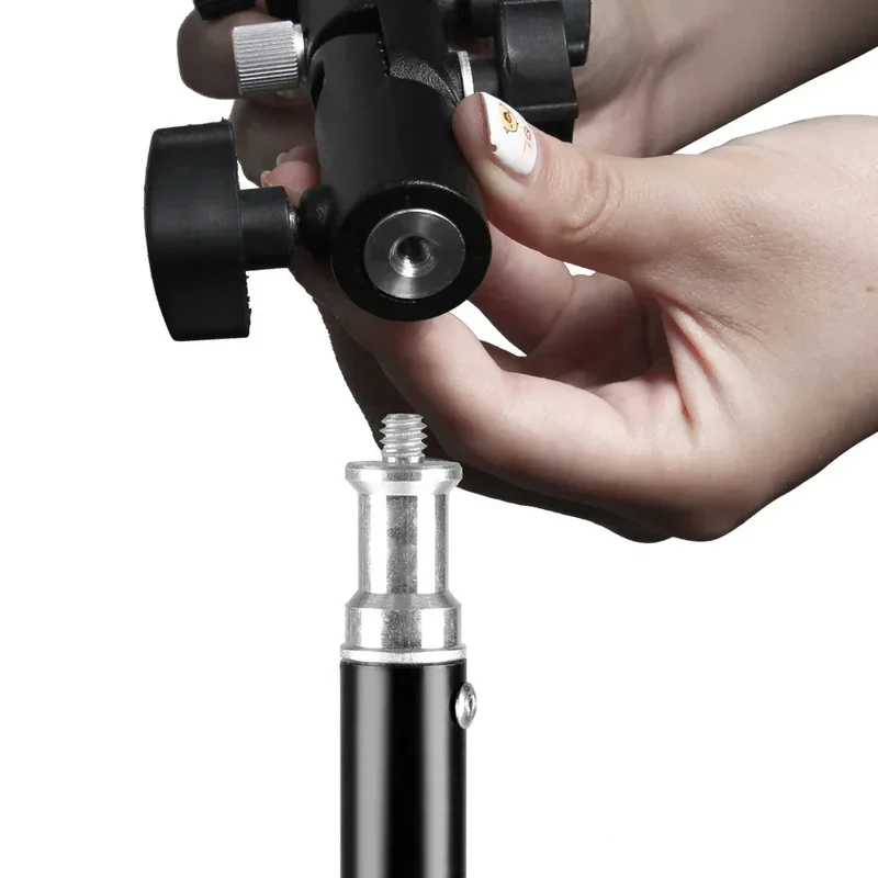 1/4 Screw Head Light Stand Tripod 2m 1.5m 68cm For Phone Selfie Stick Adjustable For Photo Studio Flashes Photographic Softbox