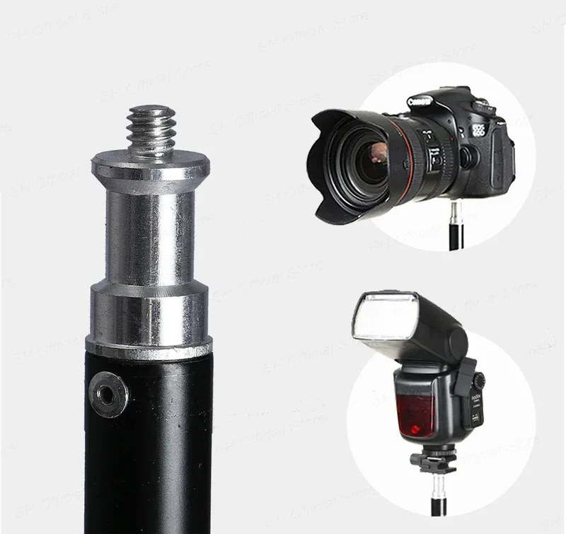 1/4 Screw Head Light Stand Tripod 2m 1.5m 68cm For Phone Selfie Stick Adjustable For Photo Studio Flashes Photographic Softbox
