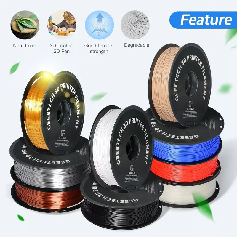 GEEETECH 1Kg 1.75mm PETG Filament For 3D Printer Filament Vacuum Packaging Overseas Warehouses Fast Ship