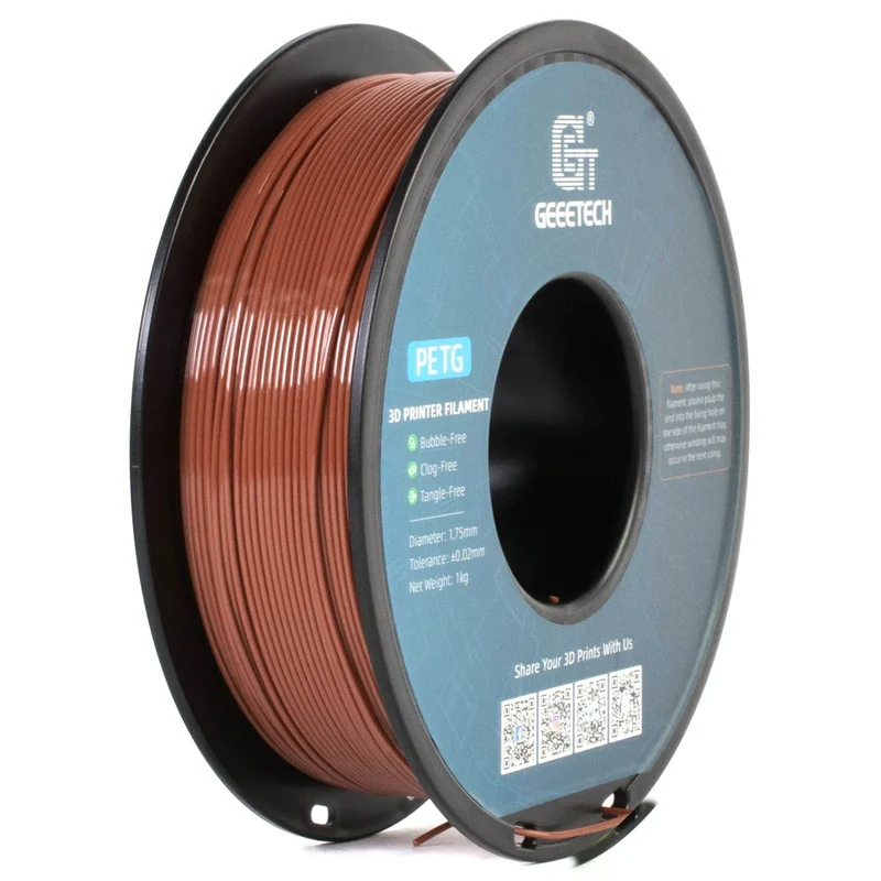 GEEETECH 1Kg 1.75mm PETG Filament For 3D Printer Filament Vacuum Packaging Overseas Warehouses Fast Ship