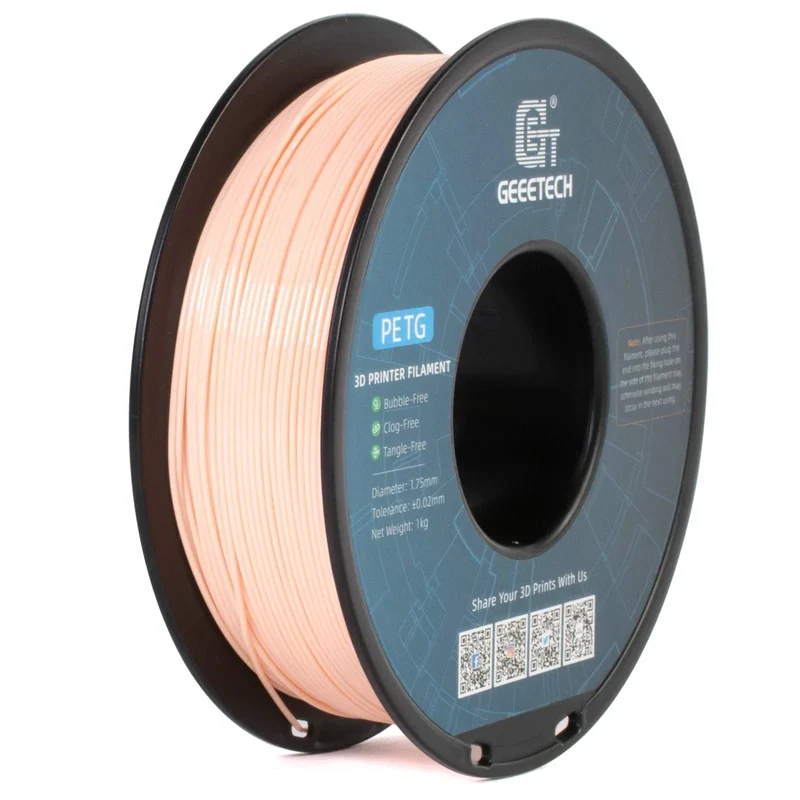 GEEETECH 1Kg 1.75mm PETG Filament For 3D Printer Filament Vacuum Packaging Overseas Warehouses Fast Ship