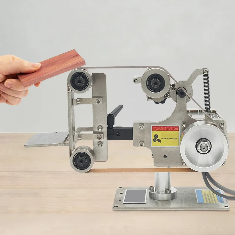 Multi-function Desktop Belt Machine,with Brushless Motor 762x25MM Belt Sander Sharpener Polishing Grinding Machine