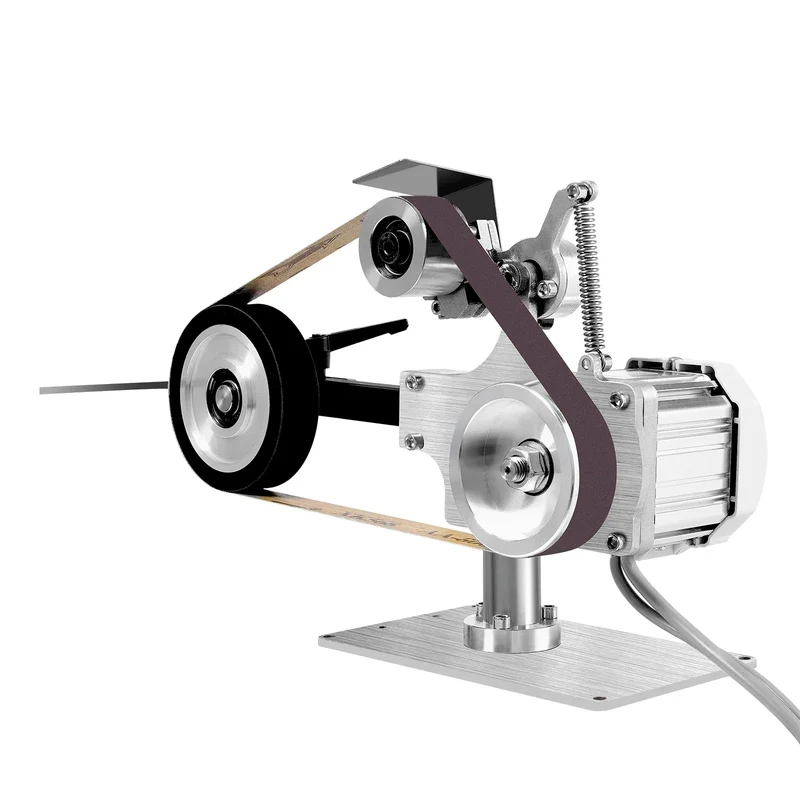 Multi-function Desktop Belt Machine,with Brushless Motor 762x25MM Belt Sander Sharpener Polishing Grinding Machine