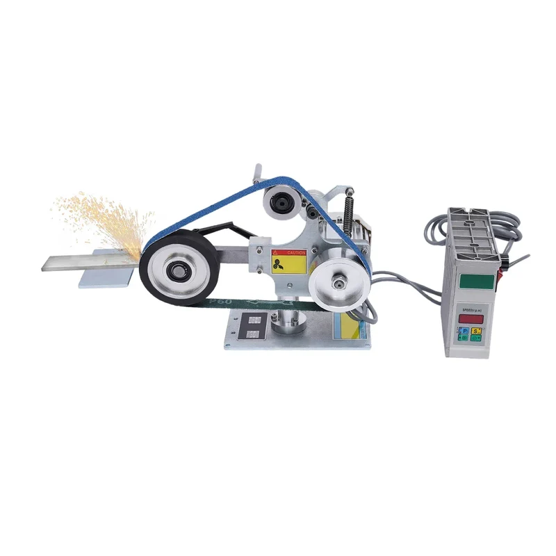 Multi-function Desktop Belt Machine,with Brushless Motor 762x25MM Belt Sander Sharpener Polishing Grinding Machine