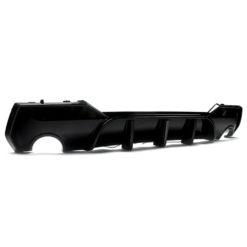 Magickit Rear Diffuser For BMW G22 G23 420i 430i 440i M Sport w/ LED 2020+ Carbon Look Rear Bumper Diffuser