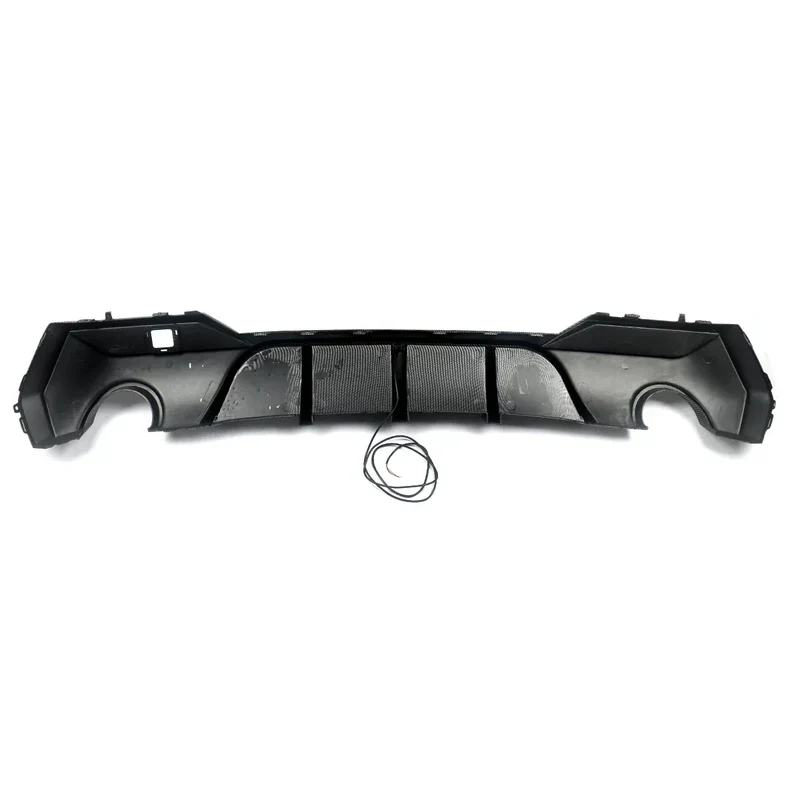 Magickit Rear Diffuser For BMW G22 G23 420i 430i 440i M Sport w/ LED 2020+ Carbon Look Rear Bumper Diffuser