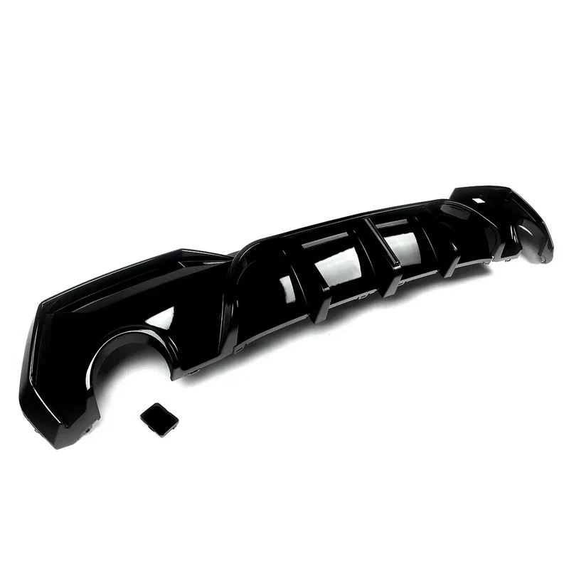 Magickit Rear Diffuser For BMW G22 G23 420i 430i 440i M Sport w/ LED 2020+ Carbon Look Rear Bumper Diffuser