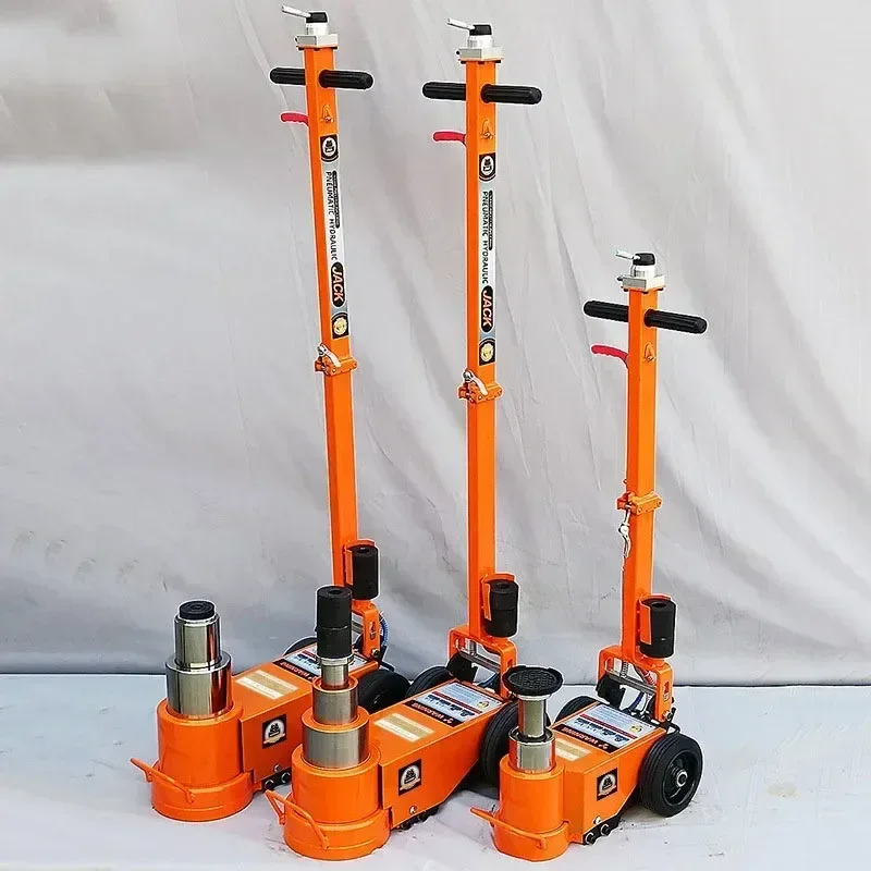 Horizontal Pneumatic Jack Hydraulic 50 Tons Hydraulic Steam Repair Tire Pressure Truck Heavy-duty Jack