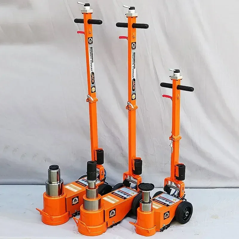 Horizontal Pneumatic Jack Hydraulic 50 Tons Hydraulic Steam Repair Tire Pressure Truck Heavy-duty Jack