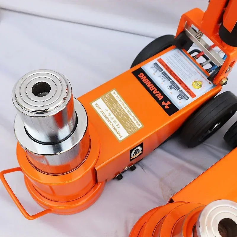 Horizontal Pneumatic Jack Hydraulic 50 Tons Hydraulic Steam Repair Tire Pressure Truck Heavy-duty Jack