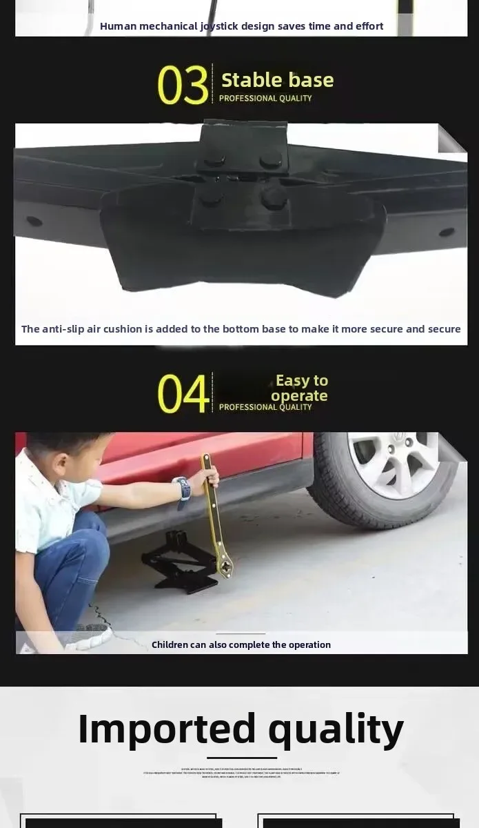1T 3T Car Hydraulic Jack Special Tool for Tire Change Portable Manual Hydraulic Lifting Tool