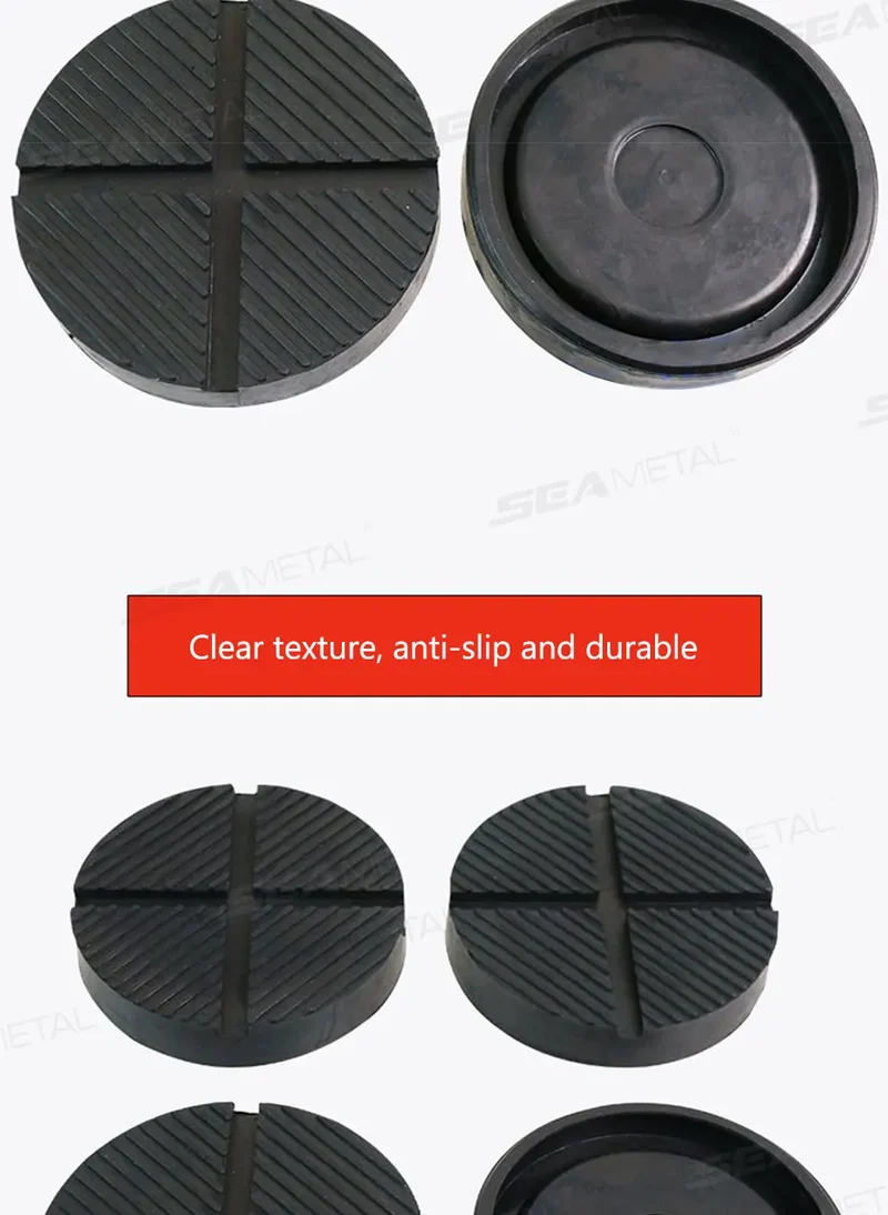SEAMETAL 3 Sizes Universal Rubber Jack Pad Support Pinch Weld Slotted Floor Frame Rail Adapter Car Removal Repair Tool