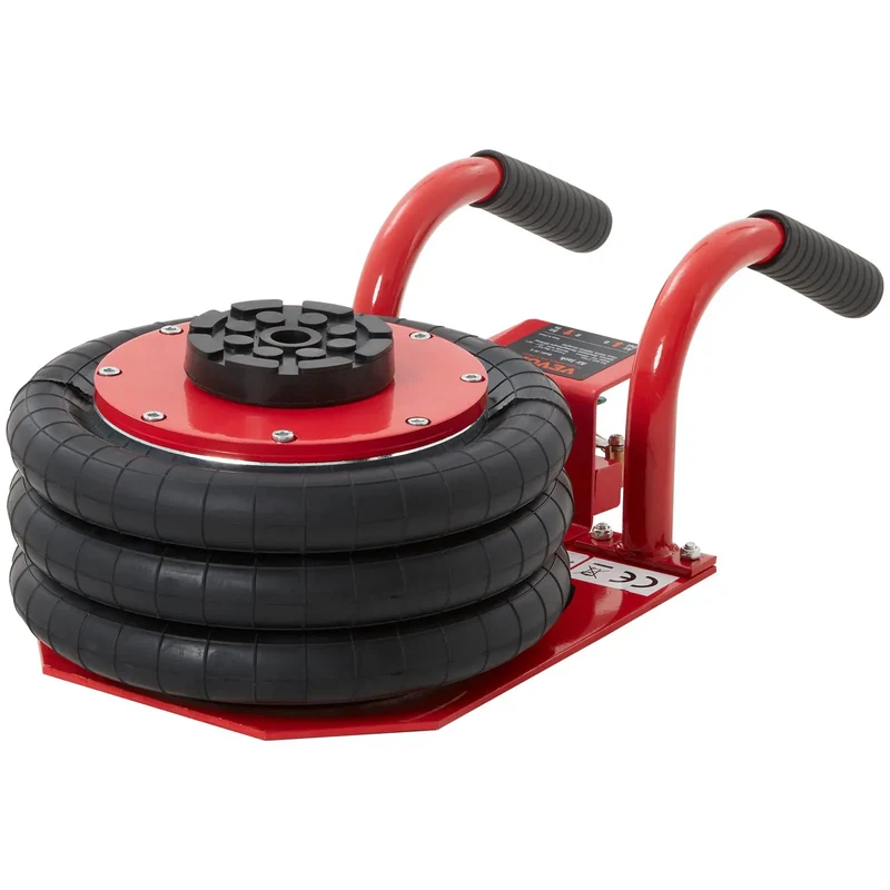 Air Jack 3 Ton/6600 lbs Triple Bag Air Jack, Airbag Jack with Six Steel Pipes Fast Lifting Pneumatic Jack for Car, Garage Repair