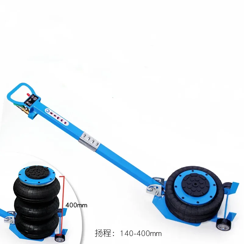Bag Air Jack 6600lbs Capacity Pneumatic Jack Quick Lift 3T Car Repair Jacks and Floor Jacks Folding Rod Fast Lifting Triple Bag