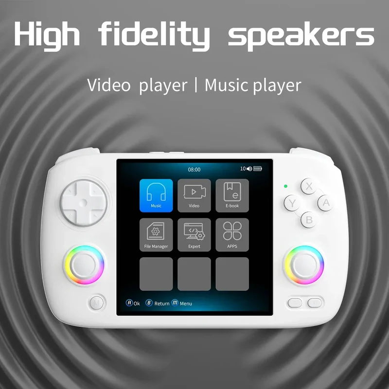 NEW ANBERNIC RG CUBEXX Retro Handheld Game Console Video Player Gaming Linux HD IPS RGB WIFI Bluetooth PSP Games Gift RGCUBEXX