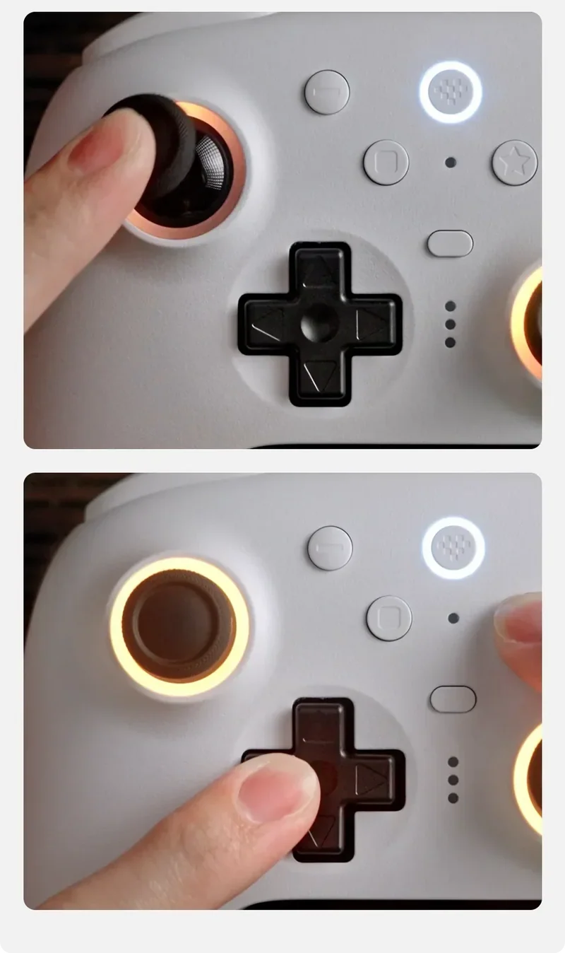 8BitDo Ultimate 2 Bluetooth Gaming Controller for Switch 2,1& Windows PC with TMR Joysticks, Switchable Triggers, Motion Control