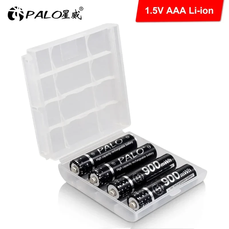 100% New 1.5V AAA Rechargeable Battery 900mWh 1.5V Li-ion Lithium Liion Li ion 3A aaa Batteries for Toy Car Camera Flashlight