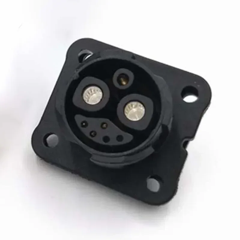 60A 2+1+5 Lithium Battery Waterproof Connector IP67 M25 E-bike Electric Motorcycle Charging Power Plug Socket CE UL Certified
