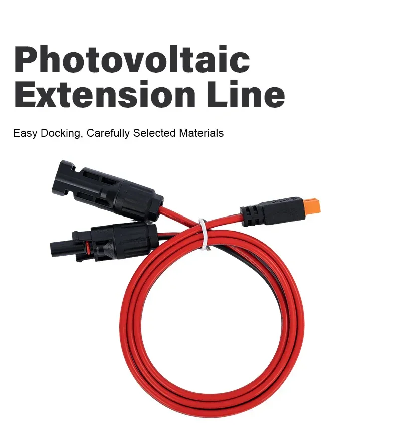 XT60 Solar Cable 12AWG PV Extension Wire with XT60 Connector for Solar Panel Power System Drone