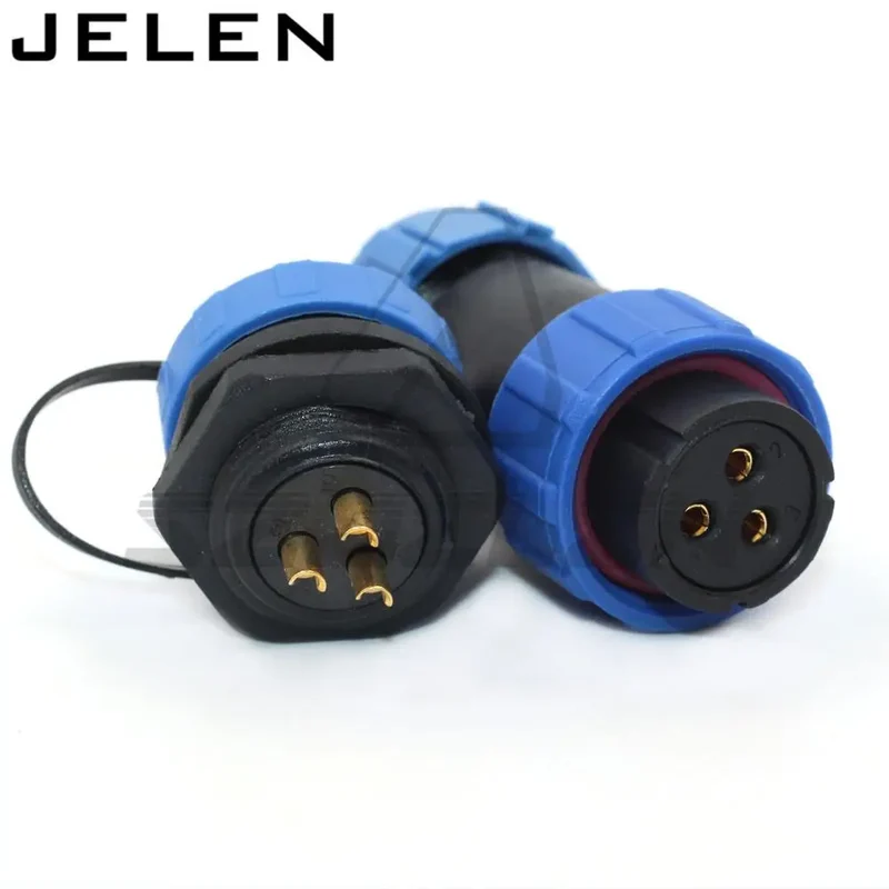 SP21 LED cable connector 3pin Female plug male socket, Inversion waterproof Connector,IP68