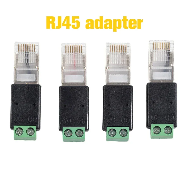 RJ45 to RS485 Converter RJ45 Terminal Adapter RJ45 to RS485 Adapter Crystal Head to Terminal