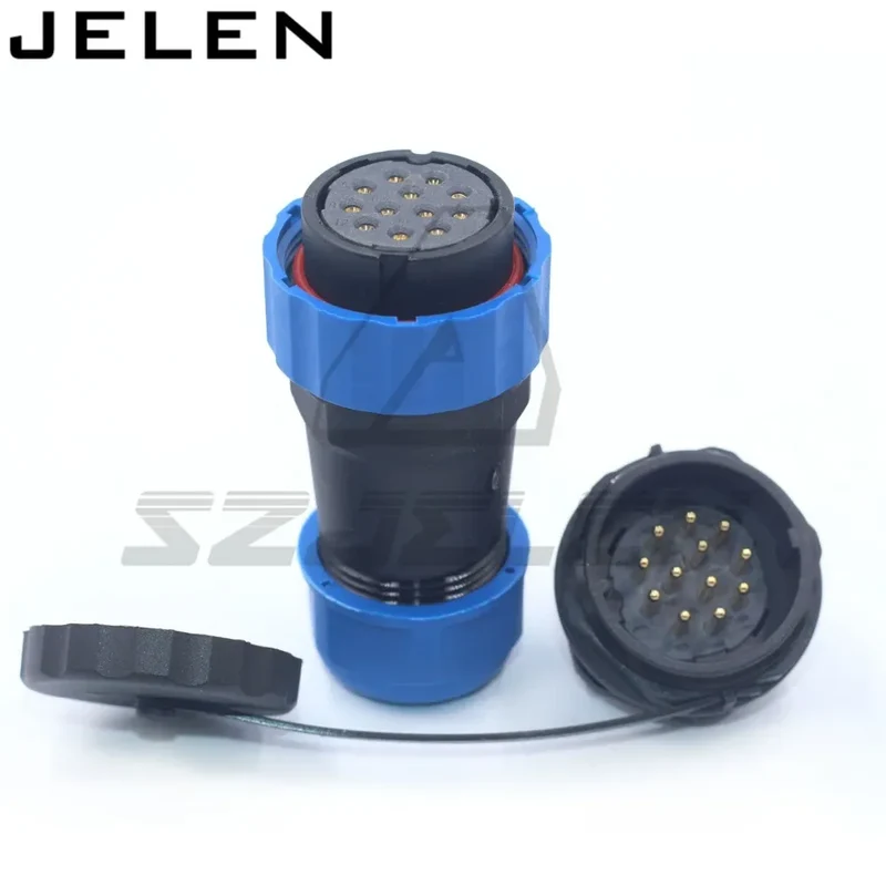 SD28 waterproof connector 2 3 4 5 6 7 9 10 12 14 16 19 22 24 26pin power cable wire connectors SP28 plug and socket IP68