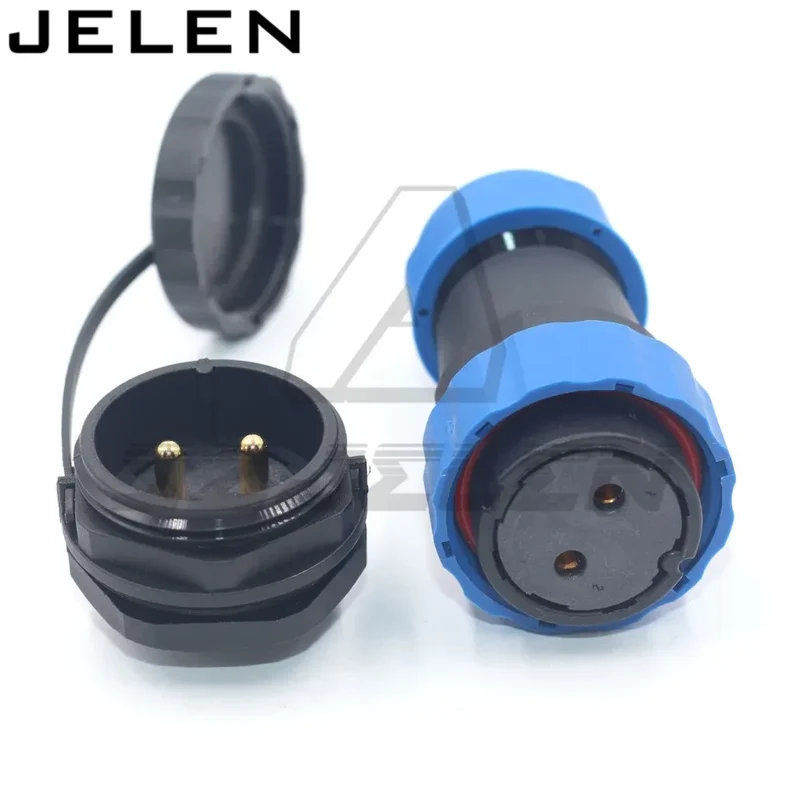 SD28 waterproof connector 2 3 4 5 6 7 9 10 12 14 16 19 22 24 26pin power cable wire connectors SP28 plug and socket IP68