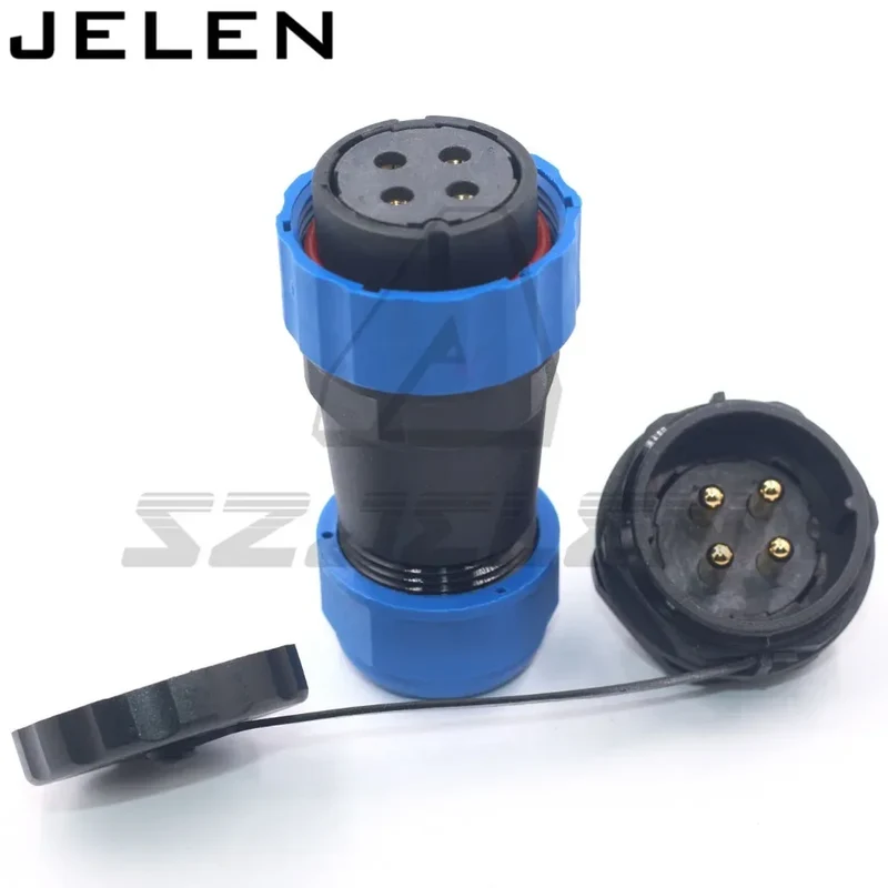 SD28 waterproof connector 2 3 4 5 6 7 9 10 12 14 16 19 22 24 26pin power cable wire connectors SP28 plug and socket IP68