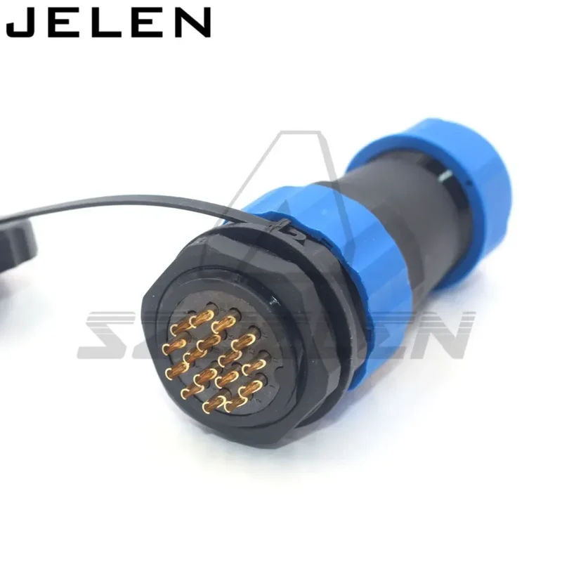 SD28 waterproof connector 2 3 4 5 6 7 9 10 12 14 16 19 22 24 26pin power cable wire connectors SP28 plug and socket IP68