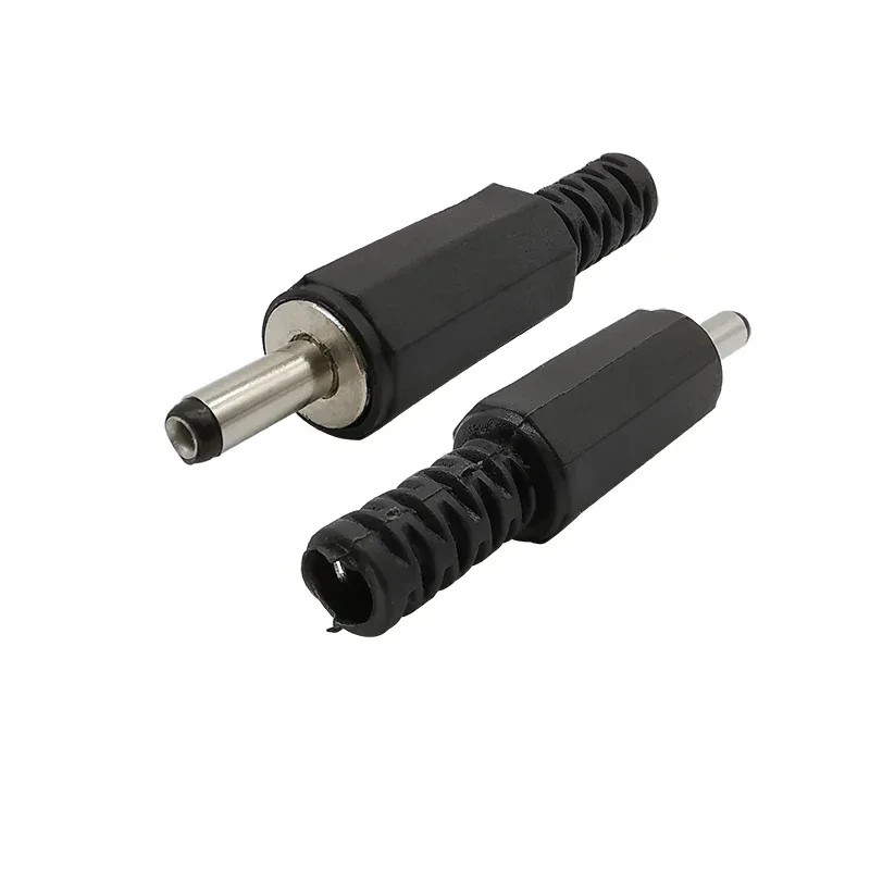 10Pcs 3.5 x 1.3mm 5.5 x 2.1mm 5.5 x 2.5mm 6.5 x 4.4mm DC Power Male Plug Jack Adapter Wire Charging Plug Electric Connector