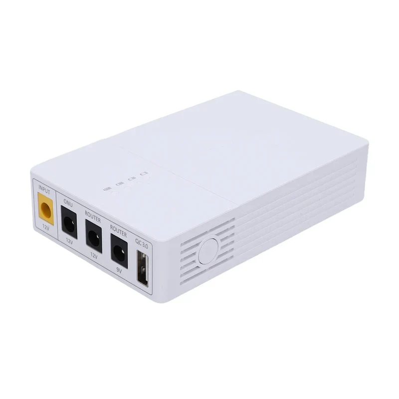 Mini UPS Battery Backup 13500mAh Portable Rechargeable USB DC Backup Power 5V/9V/12V Uninterrupted Power Supply Emergency Power