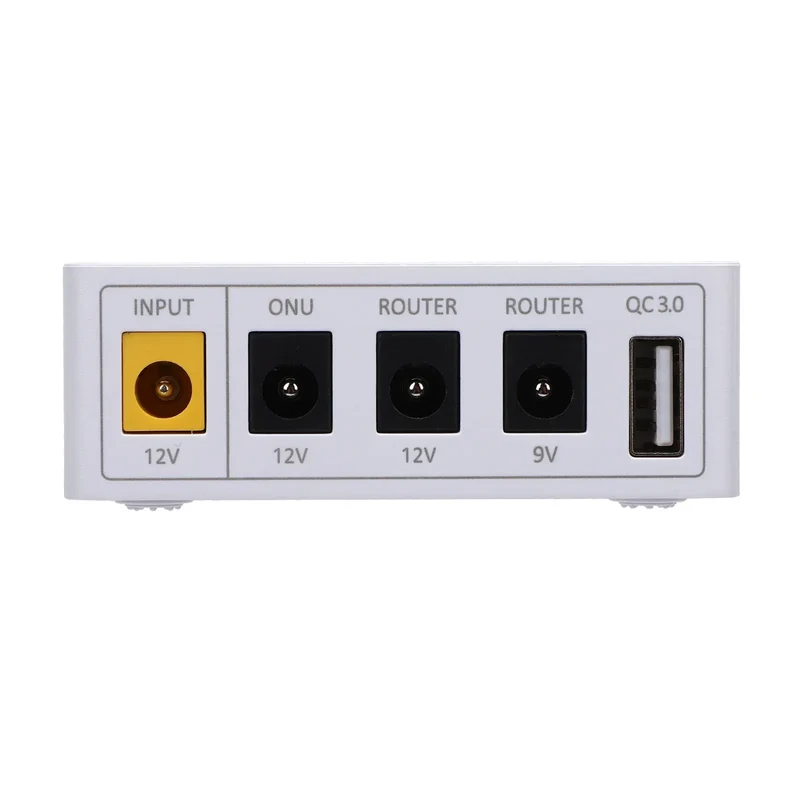 Mini UPS Battery Backup 13500mAh Portable Rechargeable USB DC Backup Power 5V/9V/12V Uninterrupted Power Supply Emergency Power