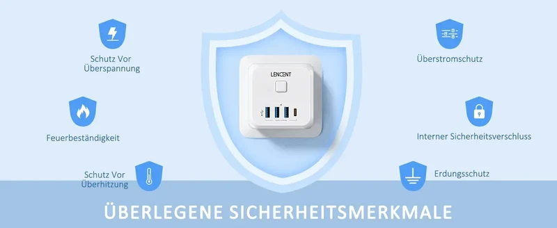 LENCENT USB Sockets dice Without Cable socket EU Socket Adapter Multiple socket EU Outlet Extender